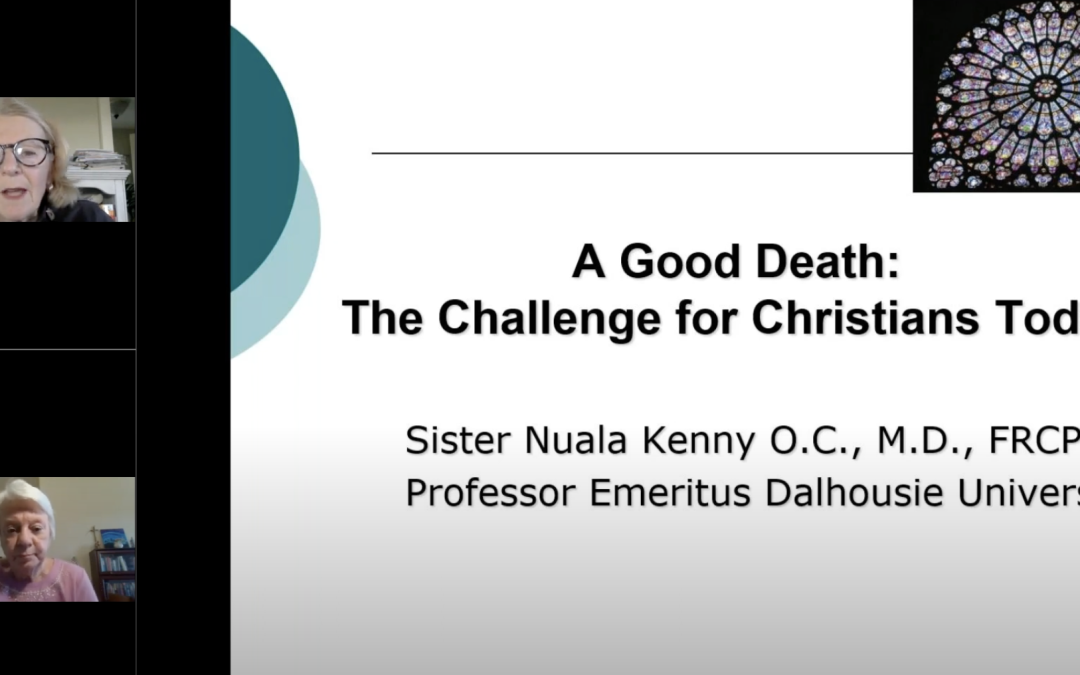 Palliative Care Webinar – A Good Death: The Challenge for Christians Today